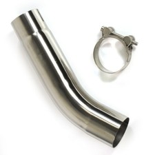 LEXTEK Stainless Steel EXHAUST LINK PIPE SUZUKI GSXR 600 750 2011-2017