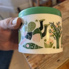 Vintage Mid-Century Hard Plastic Kitchen Storage Pot / Jar - Retro!