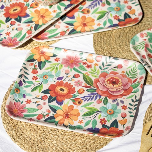Set melamine floral - set,