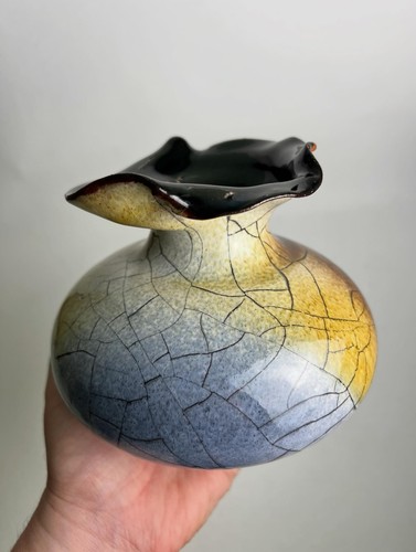 Vintage studio pottery vase - studio,