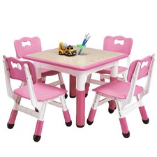 Kids Table and 4 Chairs Set