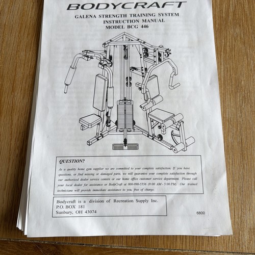 Bodycraft galena home gym - gym, –