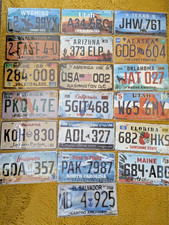 Reproduction American Licence Number Plates for Man Cave, Bedroom Shed or Garage