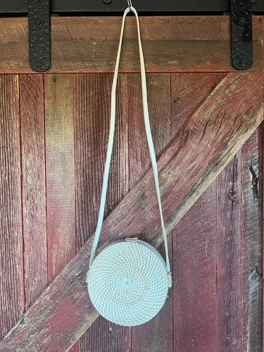 Round bali rattan crossbody - bali,