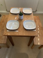 SOLID OAK DINING TABLE WRITING DESK DINING ROOM STUDY