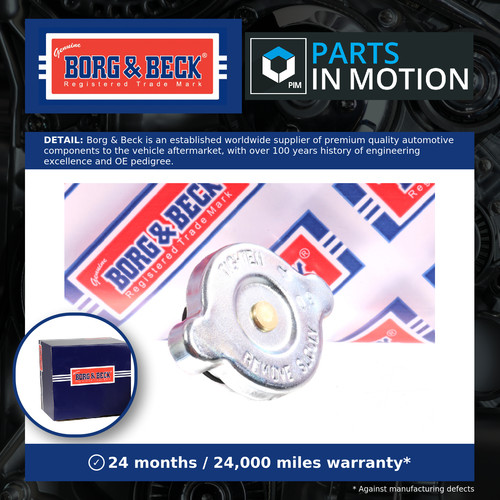 Radiator cap brc74 borg - radiator,