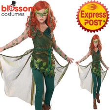 CK1576 Pretty Poison Ivy Batman Villain Girls Halloween Fancy Dress Up Costume