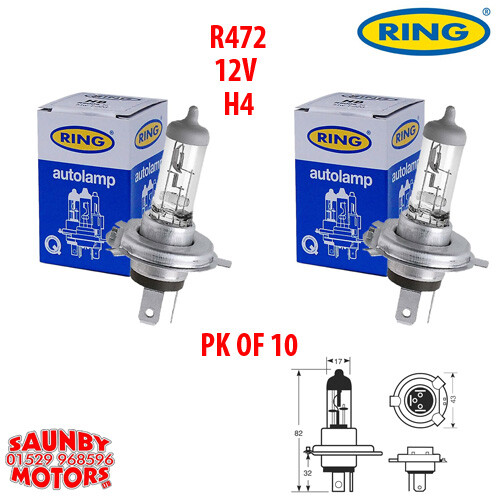 Ring r472 12v 60 55w - x, 60/55w