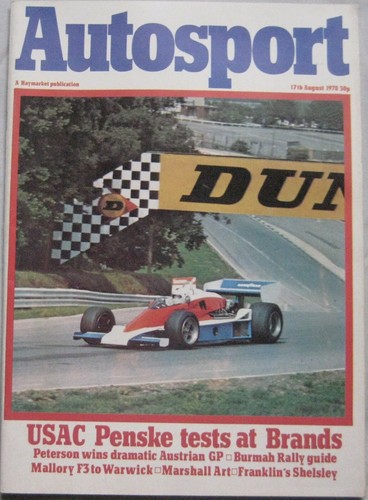 Autosport magazine august - 17,