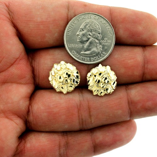 Real 10k solid yellow gold - solid,
