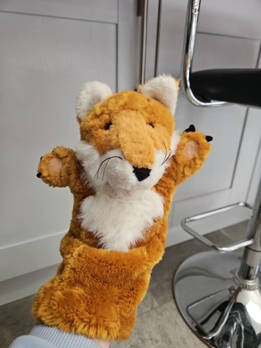 Fox glove hand - fox, plush