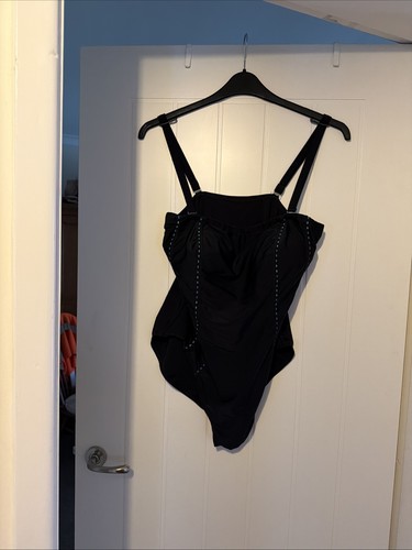 Swimsuit black silhouette - black,