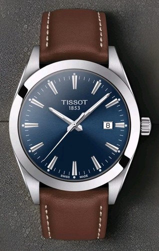 Tissot gentleman watch blue - watch,