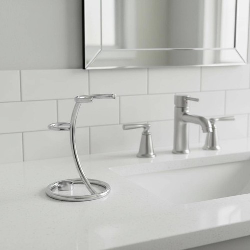 Razor and brush stand - razor,
