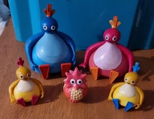 5X CBeebies Twirlywoos Peekaboo Toodloo BigHoo Toy Action Figures Family Toy