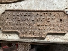 Cast iron plate for Reeves Stacking Machine