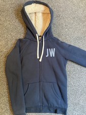 Ladies Jack Wills fur lined hoodie. Perfect condition. Full zip. Size 10