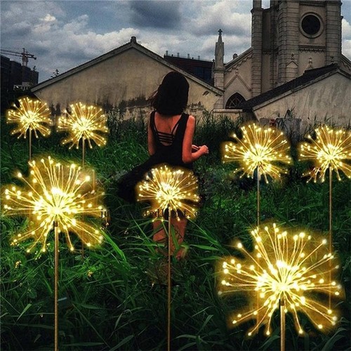 Solar firework lights - solar,