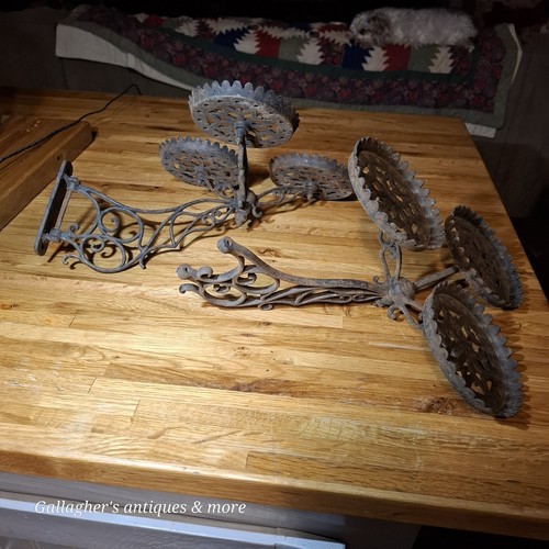 Pair triple victorian ornate - pair,