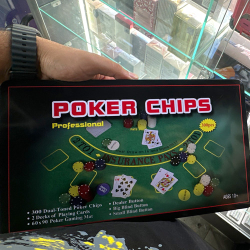 Casino poker 300 chips set - 300,