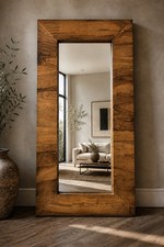 Rustic solid wood - solid, mirror