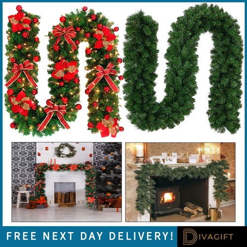9ft christmas garland 220tips - 9ft,