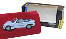 BMW E36 Cabriolet – Schabak 1:43 Series (1165) – White with Red Interior – 1988