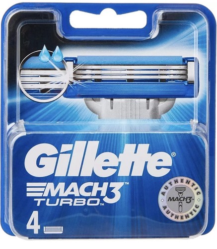 Gillette mach3 turbo pack - gillette,