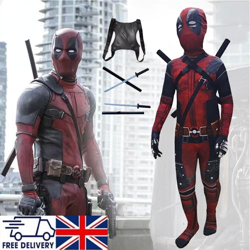 Deadpool costume cosplay - deadpool, kids