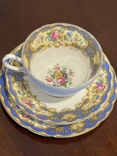 Paragon China Tea Trio Blue
