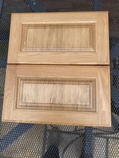 MEDIUM OAK PAN DRAWER FRONTS KITCHEN DOOR 500mm x 280mm  X 2   STOCK DX784
