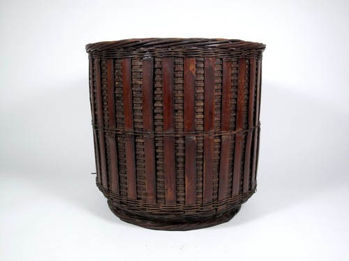 Japanese bamboo basket vintage - bamboo,