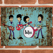 BEATLES Characters Music Metal