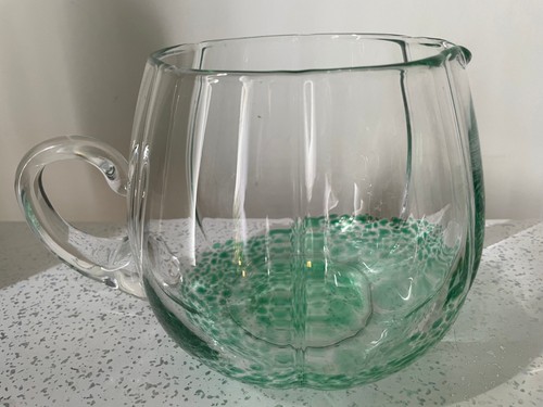 Large green speckled - large,