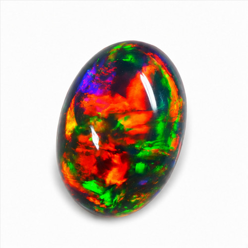 40ct natural black - black, opal