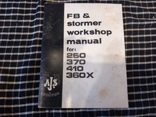 AJS stormer/FB workshop manual