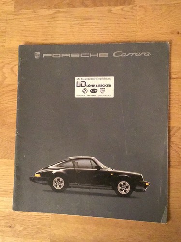 Brochure porsche 911 carrera - porsche,