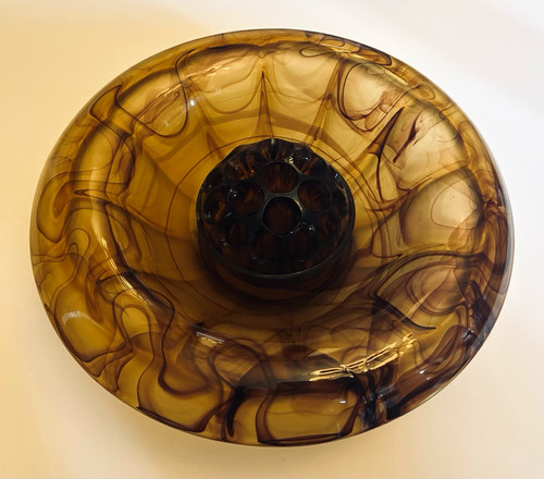 Davidson amber cloud glass - amber,