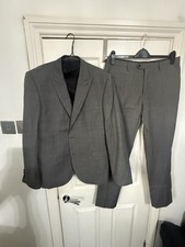 Next mens grey 2 piece suit in