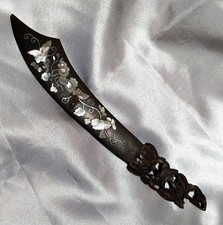 ANTIQUE EBONY TREEN / WOODEN
