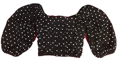 Nwt zara black white polka - black, dot