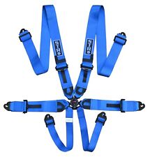 Blue 6-Point Race Harness FIA