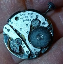 Unbranded Cal. 602 Watch Movement Bad Balance 7 Jewels For Parts 24mm