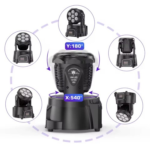 Wash mini led moving head - moving,
