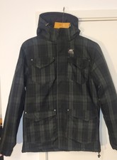Vans Off The Wall, Thick, Padded, Dark Tartan Mens Coat. S. (New)