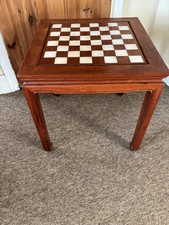 Vintage Rose wood Games Table