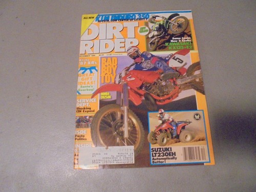 December 1986 dirt - december, rider