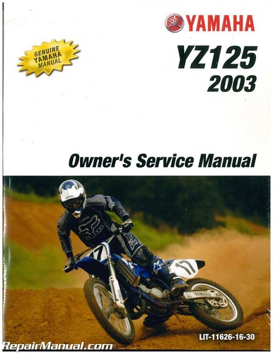 2003 yamaha yz125r - 2003, service