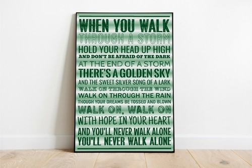 Celtic poster you never - celtic,