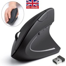 Wireless Ergonomic Design Vertical Optical Mouse Mice for Computer Laptop 2.4GHz